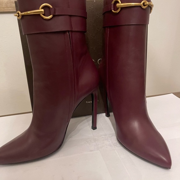 *Brand New* Gucci Ursula Boot in Burgundy - Picture 4 of 4
